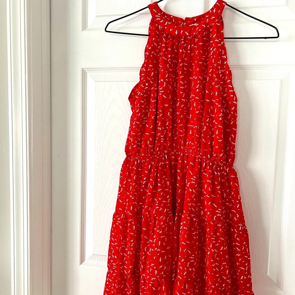 Beautiful red sun dress.